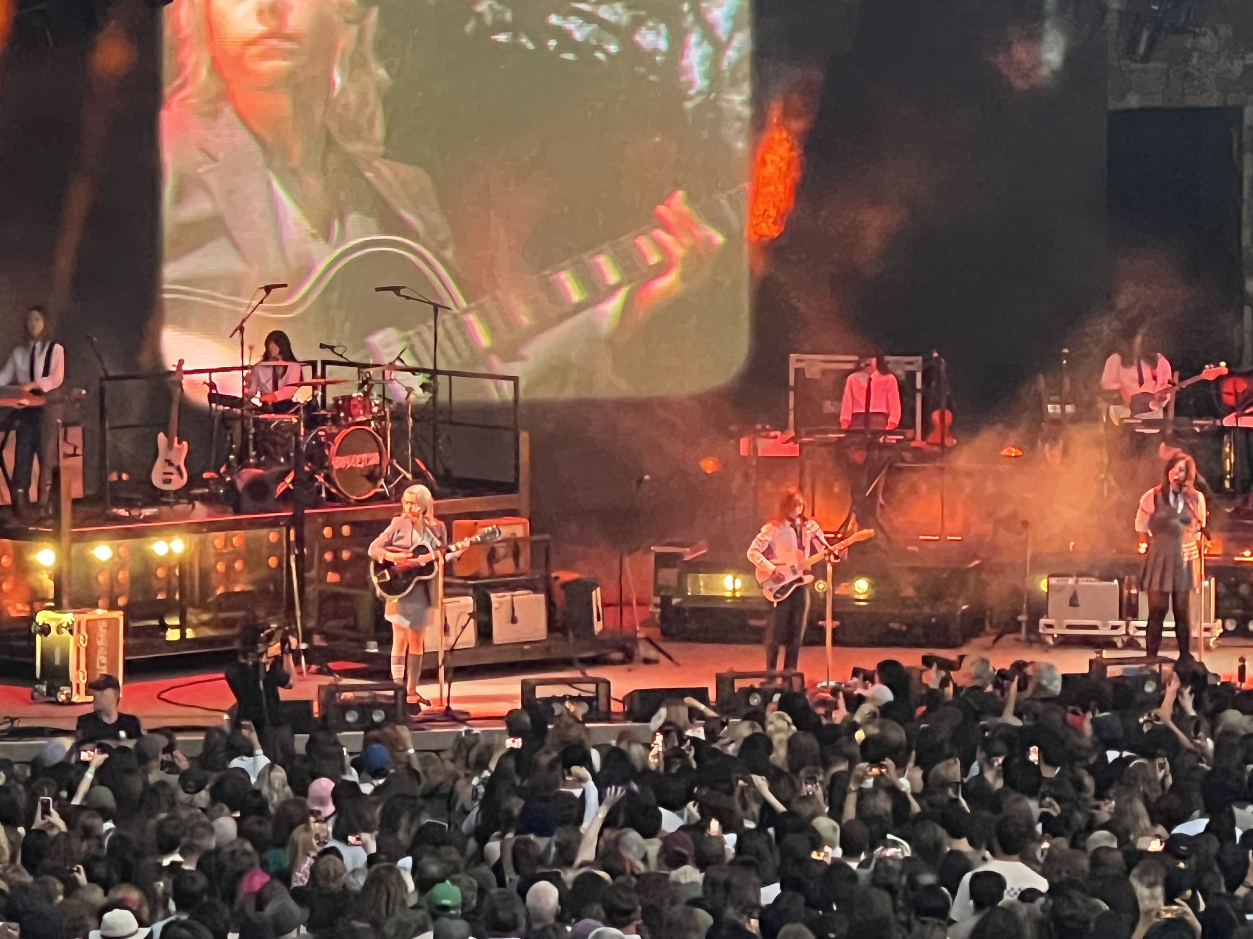 boygenius at Frost Amphitheater during Re:SET Bay Area