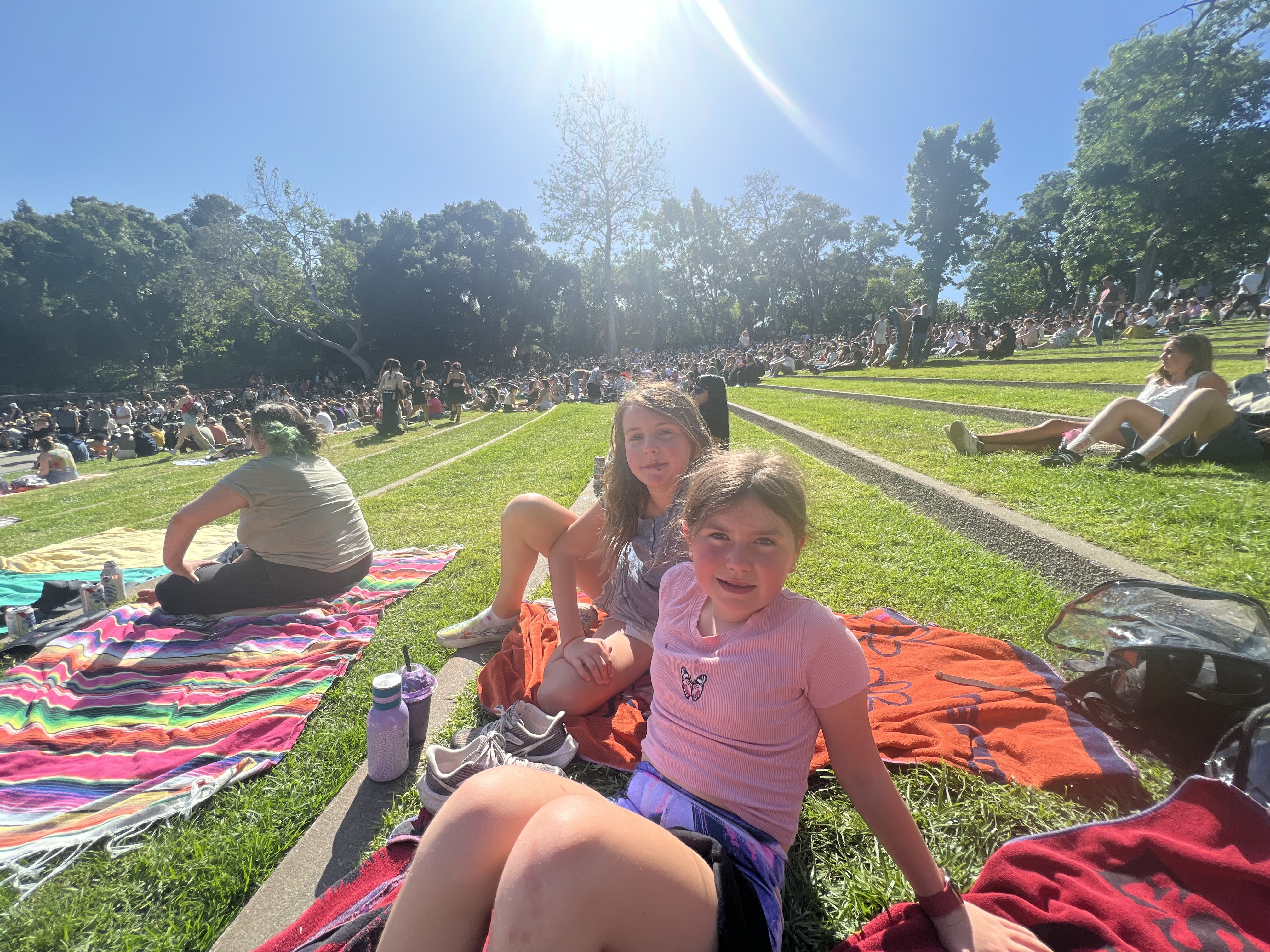 Me and Kate at Frost Amphitheater during Re:SET Bay Area