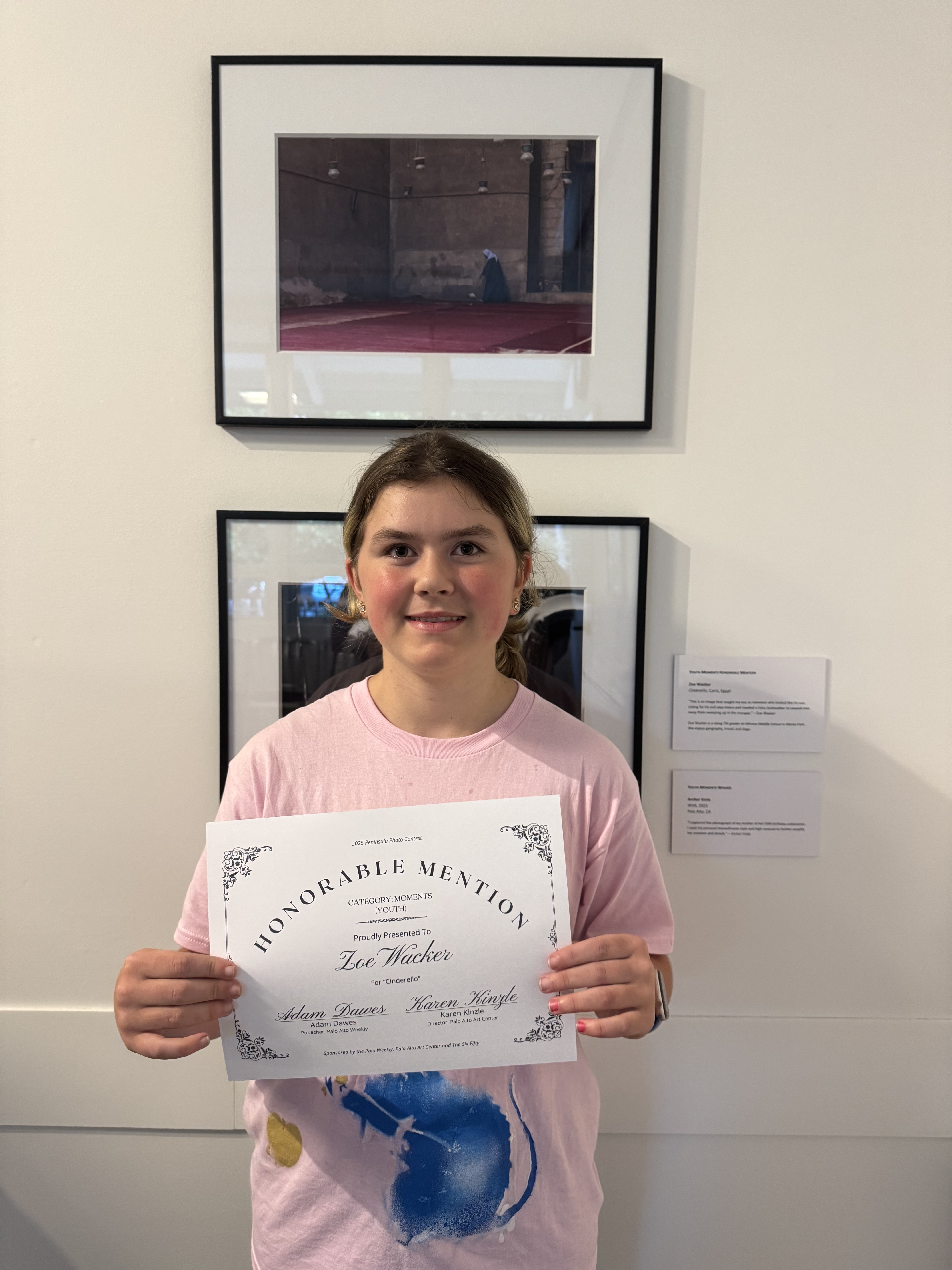 My accepting the award for Cinderello