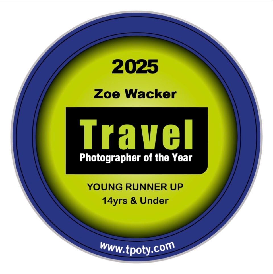 Second Place Badge - Travel Photographer of the Year 2025