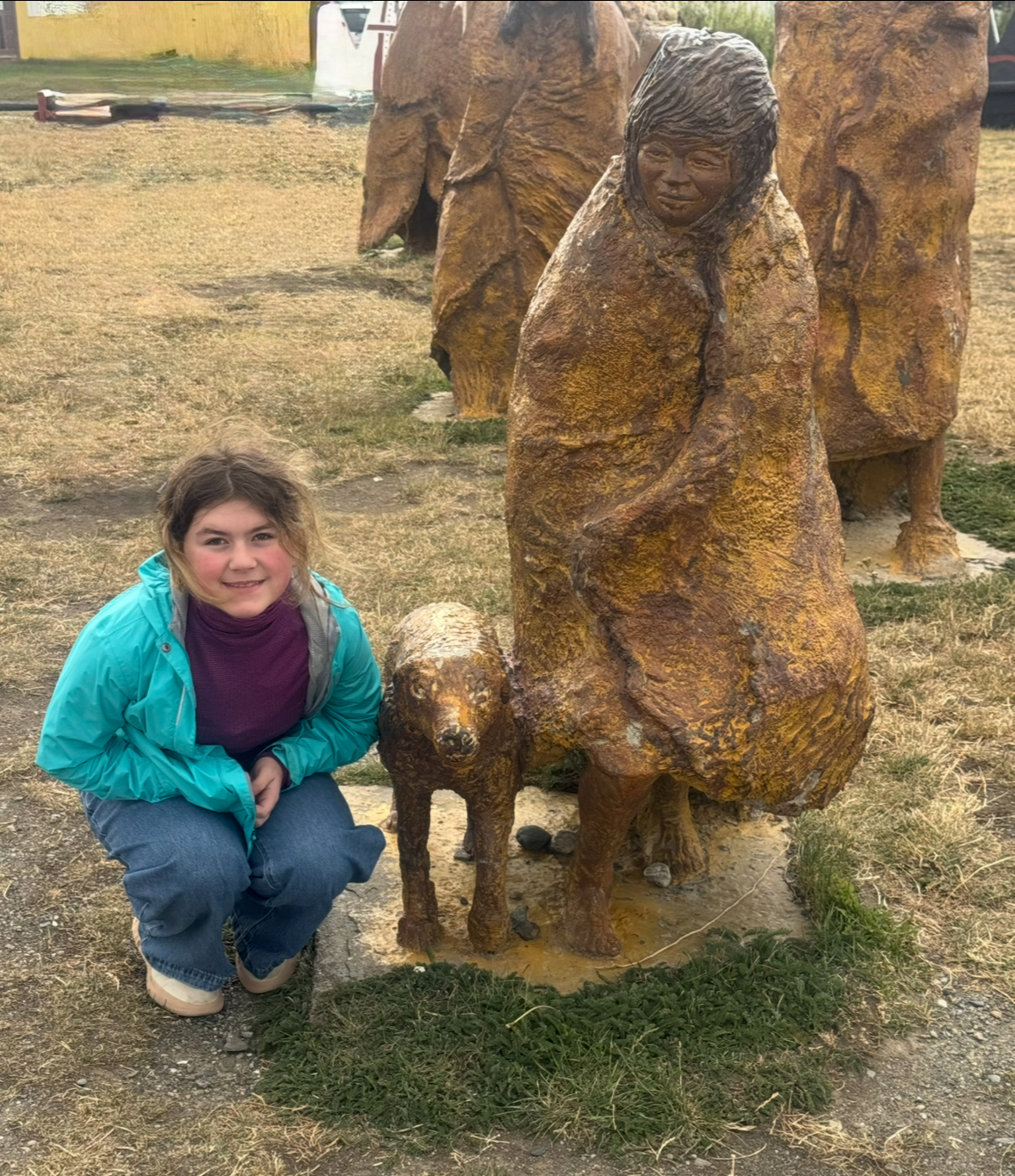 A monument to the Selk'nam people