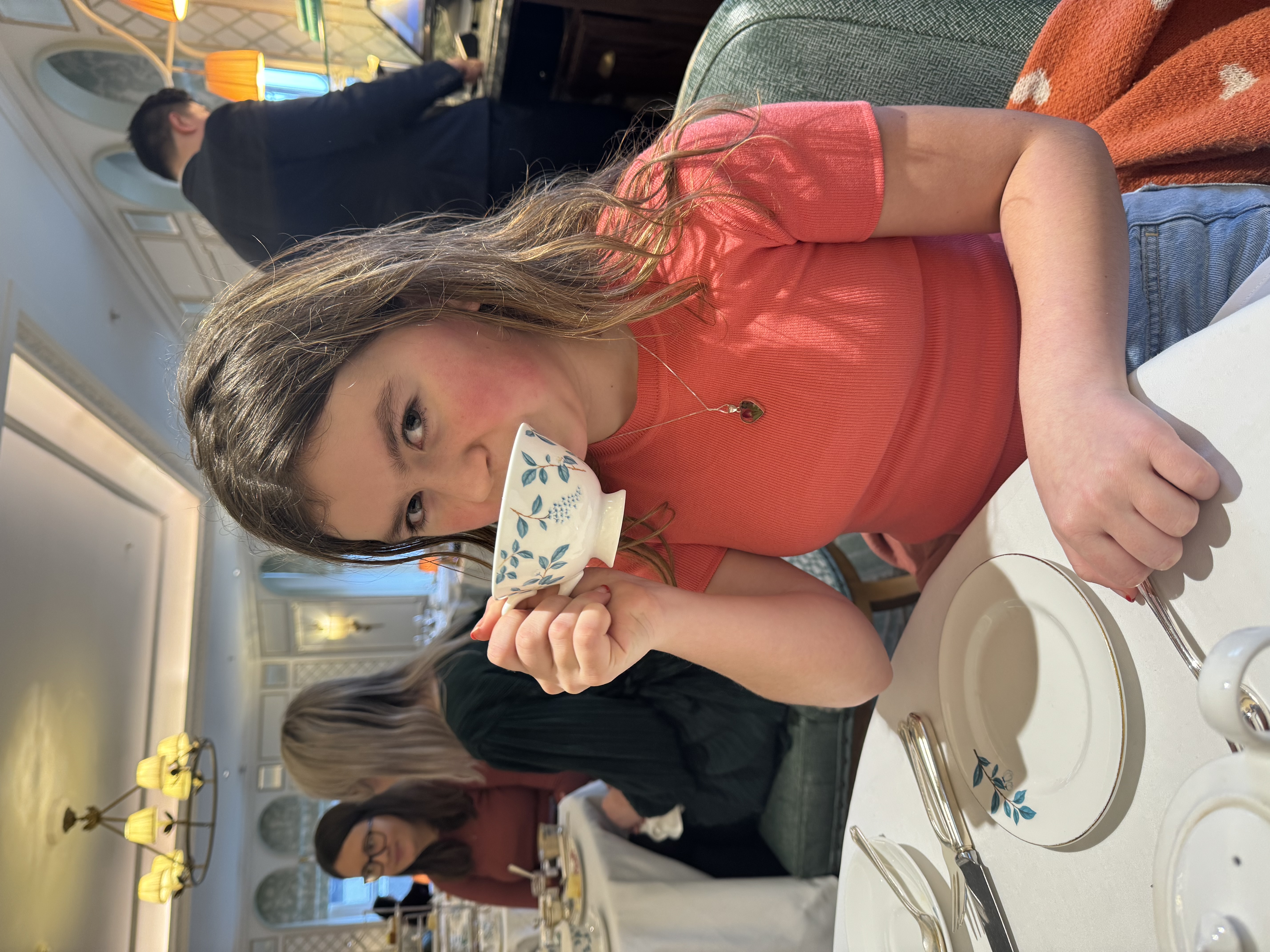 Afternoon tea at Fortnum and Mason.